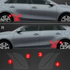 GrizzGlass Apsauginė plėvelė ant purvasaugių GrizzGlass BodyShield, skirta Kia Ceed (2021-2025) [4w1]