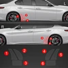 GrizzGlass Apsauginė plėvelė ant sparnų GrizzGlass BodyShield Alfa Romeo Giulia (2023-2025) [6w1]