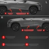GrizzGlass Apsauginė plėvelė ant slenksčių GrizzGlass BodyShield, skirta OMODA 5 Facelift (2024-2025) [4w1]