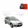 GrizzGlass Apsauginė plėvelė ant slenksčių BodyShield, skirta Ford Focus Mk2 Kombi Facelifting (2007-2011) [4w1]