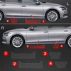 GrizzGlass Apsauginė plėvelė ant slenksčių GrizzGlass BodyShield, skirta Skoda Superb 4 Liftback (2024-2025) [4w1]