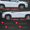 GrizzGlass Apsauginė plėvelė ant slenksčių GrizzGlass BodyShield Suzuki S-Cross (2021-2025) [4w1]
