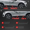 GrizzGlass Apsauginė plėvelė ant slenksčių GrizzGlass BodyShield, skirta Audi Q3 Sportback (2018-2025) [4w1]