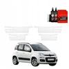 GrizzGlass Apsauginė plėvelė ant slenksčių GrizzGlass BodyShield, skirta Fiat Panda 3 Hatchback 5D (2011-2016) [4w1]
