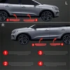 GrizzGlass Apsauginė plėvelė ant slenksčių GrizzGlass BodyShield skirtas Renault Austral (2022-2025) [4w1]
