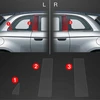 GrizzGlass Apsauginė plėvelė ant statramsčių BodyShield, skirta Fiat 500 (2016-2025) [3w1]