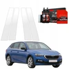 GrizzGlass Apsauginė plėvelė stulpams GrizzGlass BodyShield, skirta Skoda Scala (2019-2023) [4w1]