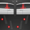 GrizzGlass Apsauginė plėvelė stulpams GrizzGlass BodyShield, skirta Volkswagen VW Touran (2024-2025) [4w1]