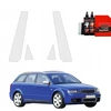 GrizzGlass Apsauginė plėvelė ant stulpelių BodyShield, skirta Audi A4 B6 Avant (2000-2006) [4w1]