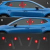 GrizzGlass Apsauginė plėvelė stulpams GrizzGlass BodyShield, skirta Seat Ibiza (2021-2025) [6w1]