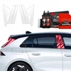 GrizzGlass Apsauginė plėvelė ant statramsčių GrizzGlass BodyShield, skirta Opel Astra (2021-2024) [6w1]