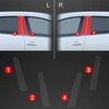 GrizzGlass Apsauginė plėvelė ant statramsčių GrizzGlass BodyShield skirtas Suzuki S-Cross (2021-2025) [4w1]