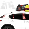 GrizzGlass Apsauginė plėvelė stulpams GrizzGlass BodyShield, skirta Alfa Romeo Stelvio (2023-2025) [8w1]
