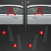 GrizzGlass Apsauginė plėvelė ant stulpelių GrizzGlass BodyShield, skirta Skoda Octavia 4 Hatchback Facelifting (2024-2025) [4w1]
