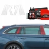 GrizzGlass Apsauginė plėvelė stulpams GrizzGlass BodyShield skirtas Skoda Superb 3 Combi (2015-2019) [8w1]