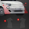 GrizzGlass Apsauginė plėvelė ant buferio GrizzGlass BodyShield skirtas Fiat 500 (2016-2025) [2w1]