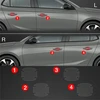 GrizzGlass Apsauginė plėvelė po rankenomis GrizzGlass BodyShield Opel Corsa (2023-2025) [4w1]