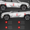 GrizzGlass Apsauginė plėvelė po rankenomis GrizzGlass BodyShield skirtas Hyundai Tucson Facelift (2024-2025) [4w1]