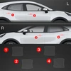 GrizzGlass Apsauginė plėvelė po rankenomis BodyShield skirtas Ford Puma Facelift (2024-2025) [4w1]