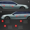GrizzGlass Apsauginė plėvelė po rankenomis BodyShield, skirta Volkswagen VW Passat B9 (2024-2025) [4w1]