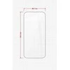 „GrizzGlass HybridGlass Easy Hybrid Glass“, skirtas „Apple iPhone 15 Pro“ [2 vnt. pakuotė]
