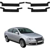 GrizzGlass juoda techninė danga HeavyDuty Juodas slenkstinėms plokštėms, skirtoms Volkswagen Passat B6 Sedan (2005-2010) [4v1] (GRZ20681)