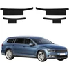 GrizzGlass Juoda techninė HeavyDuty Juodas danga slenksčiams, skirtiems Volkswagen Passat B8 Kombi (2014-2022) [4w1] (GRZ20543)