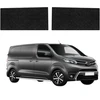 GrizzGlass Juoda techninė danga HeavyDuty Juodas priekinėms slenkstėms be įdubimo, skirta Toyota Proace (2024-2026) [2w1] (GRZ22269)