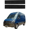 GrizzGlass Juoda techninė danga HeavyDuty Juodas priekinėms slenksčiams, skirtiems Mercedes-Benz Sprinter (2018-2026) [2w1] (GRZ21847)
