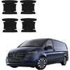 GrizzGlass Juoda techninė danga HeavyDuty Juodas po rankenomis, skirta Mercedes-Benz Vito (2014-2026) [4vnt1] (GRZ22049)
