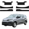 GrizzGlass Juoda techninė danga HeavyDuty Juodas slenksčiams su įdubimais, skirta Peugeot Partner (2018-2026) [6w1] (GRZ22677)