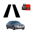GrizzGlass Juoda plėvelė stulpeliams GrizzGlass BodyShield, skirta BMW 3 E92 Coupe Pre-LCI (2006-2010) [2w1]