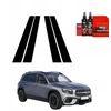 GrizzGlass Juoda plėvelė stulpams BodyShield, skirta Mercedes GLB 200 (2023-2026) [4w1]