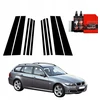 GrizzGlass Juoda plėvelė stulpams BodyShield, skirta BMW 3 E91 Kombi Pre-LCI (2004-2008) [10w1]