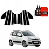 GrizzGlass Juoda plėvelė stulpams GrizzGlass BodyShield, skirta Fiat Panda 3 Hatchback 5D (2011-2016) [10w1]