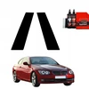 GrizzGlass Juoda plėvelė stulpams BodyShield, skirta BMW 3 E92 Coupe LCI (2010-2013) [2w1]