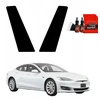 GrizzGlass Juoda plėvelė stulpams GrizzGlass BodyShield, skirta Tesla Model S (2023-2025) [2w1]