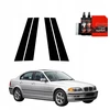 GrizzGlass Juoda plėvelė stulpams GrizzGlass BodyShield, skirta BMW 3 E46 Sedan Pre-LCI (1998-2001) [4w1]