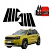 GrizzGlass Juoda plėvelė stulpams BodyShield, skirta Fiat Grande Panda (2025) [8w1]
