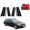 GrizzGlass Juoda plėvelė stulpams BodyShield, skirta BMW 5 E61 Kombi PreLCI (2003-2007) [10w1]