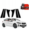 GrizzGlass Juoda plėvelė stulpams GrizzGlass BodyShield, skirta BMW 1 118i (2020-2025) [6w1]