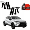 GrizzGlass Juoda plėvelė stulpams GrizzGlass BodyShield skirtas Mitsubishi ASX Facelift (2024-2025) [10w1]