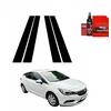 GrizzGlass Juoda plėvelė stulpams BodyShield, skirta Opel Astra K Facelift (2019-2022) [4w1]