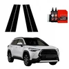 GrizzGlass Juoda plėvelė stulpams GrizzGlass BodyShield, skirta Toyota Corolla Cross (2022-2025) [4w1]
