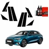 GrizzGlass Juoda plėvelė stovams BodyShield, skirta Audi A3 8Y Sportback (2020-2023) [8w1]
