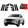 GrizzGlass Juoda plėvelė stulpams BodyShield, skirta Nissan Qashqai 3 (2021-2024) [10w1]