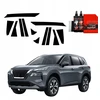 GrizzGlass Juoda plėvelė stulpams GrizzGlass BodyShield skirtas Nissan X-Trail Facelift (2024-2025) [12w1]