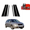 GrizzGlass Juoda plėvelė stulpams GrizzGlass BodyShield, skirta Volkswagen Polo Hatchback 5D (2001-2009) [6w1]