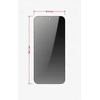GrizzGlass Privatumo stiklas SecretGlass Easy, skirtas Google Pixel 8a [2 vnt.]