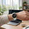 „TECH-PROTECT SILICONE EVO SAMSUNG GALAXY WATCH 8 / 9 / CLASSIC“ (40 / 44 / 46 MM) MĖTŲ SPALVOS KREMINIS